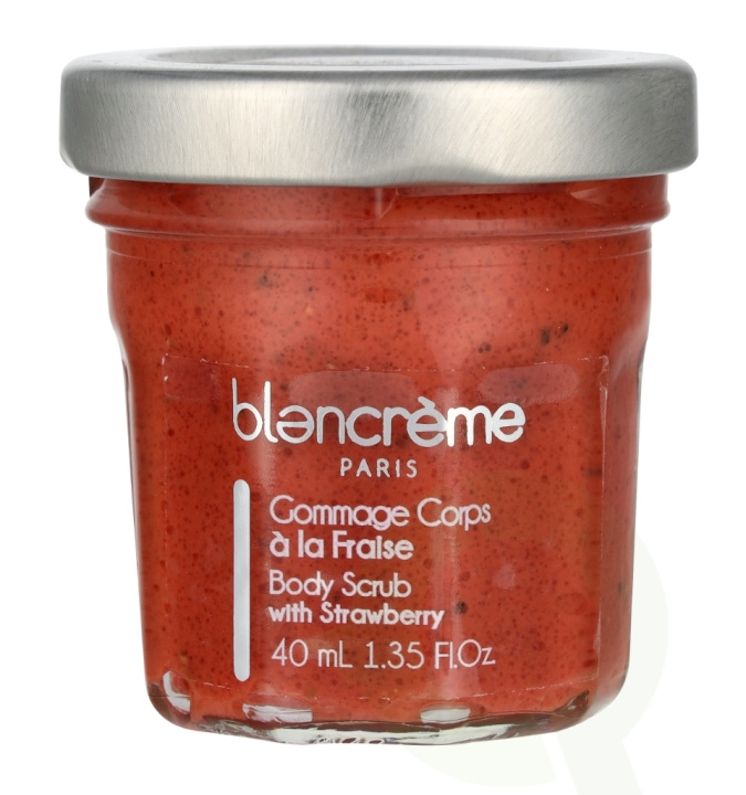 Blancreme Body Scrub 40 ml With Strawberry i gruppen HELSE OG SKJØNNHET / Hudpleie / Ansikt / Skrubb/peeling hos TP E-commerce Nordic AB (D21094)