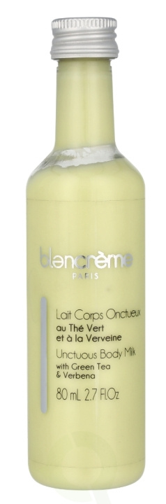 Blancreme Unctuous Body Milk 80 ml Green Tea & Verbena i gruppen HELSE OG SKJØNNHET / Hudpleie / Kroppspleie / Body lotion hos TP E-commerce Nordic AB (D21108)