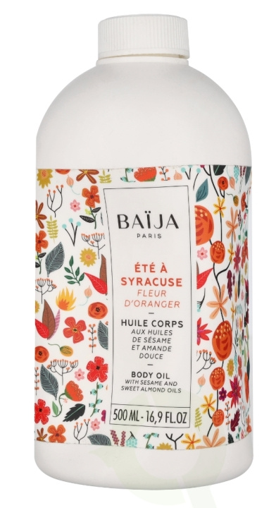 Baija Paris Baija Ete A Syracuse Body Oil Orange Blossom 500 ml i gruppen HELSE OG SKJØNNHET / Hudpleie / Kroppspleie / Kroppsolje hos TP E-commerce Nordic AB (D21112)
