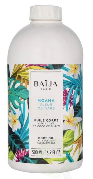 Baija Paris Baija Moana Body Oil Tiara Flower 500 ml i gruppen HELSE OG SKJØNNHET / Hudpleie / Kroppspleie / Kroppsolje hos TP E-commerce Nordic AB (D21117)
