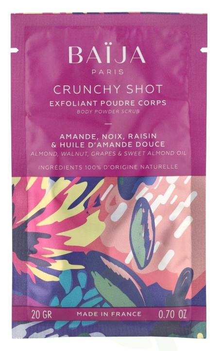 Baija Paris Baija Body Powder Scrub Crunchy Shot 20 g i gruppen HELSE OG SKJØNNHET / Hudpleie / Ansikt / Skrubb/peeling hos TP E-commerce Nordic AB (D21119)
