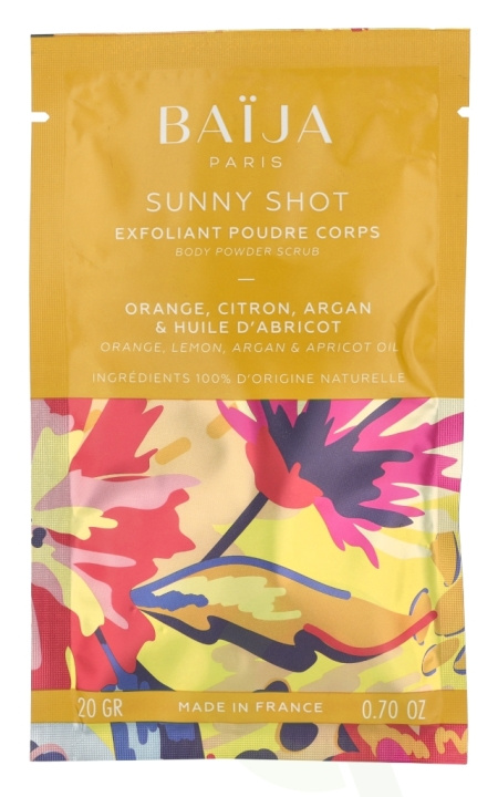 Baija Paris Baija Body Powder Scrub Sunny Shot 20 g i gruppen HELSE OG SKJØNNHET / Hudpleie / Ansikt / Skrubb/peeling hos TP E-commerce Nordic AB (D21121)