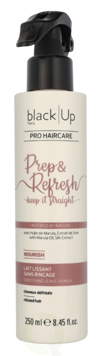 Black Up Prep & Refresh Keep It Straight Leave-In Smoothing 250 ml i gruppen HELSE OG SKJØNNHET / Hår & styling / Hårpleie / Balsamspray/Leave-in hos TP E-commerce Nordic AB (D21135)