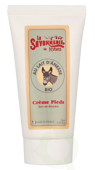 La Savonnerie De Nyons BIO Foot Cream 75 ml Donkeymilk i gruppen HELSE OG SKJØNNHET / Manikyr/pedikyr / Fotpleie hos TP E-commerce Nordic AB (D21170)