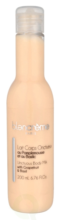 Blancreme Unctuous Body Milk 200 ml Grapefruit & Basil i gruppen HELSE OG SKJØNNHET / Hudpleie / Kroppspleie / Body lotion hos TP E-commerce Nordic AB (D21202)