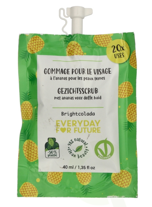 Everyday For Future Face Scrub 40 ml 20 Uses - Brightcolado i gruppen HELSE OG SKJØNNHET / Hudpleie / Kroppspleie / Body lotion hos TP E-commerce Nordic AB (D21216)