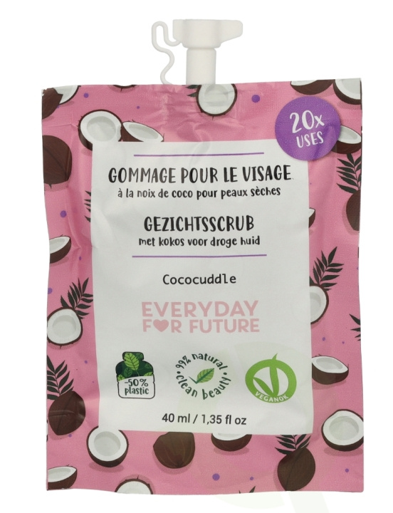 Everyday For Future Face Scrub 40 ml 20 Uses - Cococuddle i gruppen HELSE OG SKJØNNHET / Hudpleie / Ansikt / Dagkrem hos TP E-commerce Nordic AB (D21217)