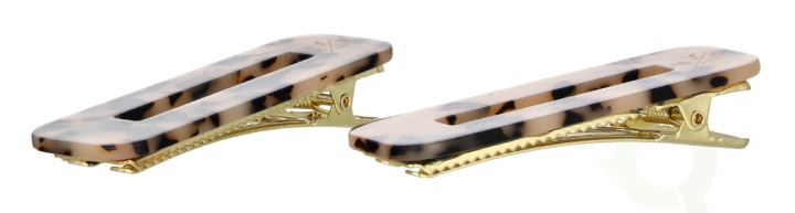 Bachca Paris Hair Slides Ecaille 2 piece 2 Pcs i gruppen HELSE OG SKJØNNHET / Hår & styling / Hårtilbehør hos TP E-commerce Nordic AB (D21221)