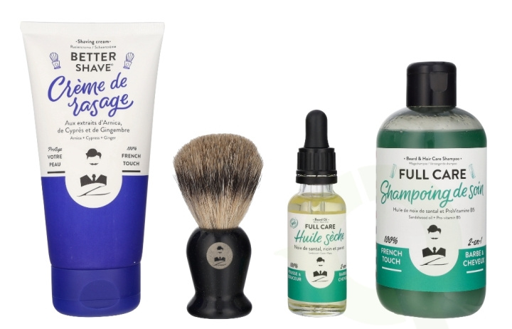 Monsieur Barbier Santa Barbier Shaving & Beard Set 455 ml Better Shave 175ml/Oil 30ml/Shampoo 250ml/Shaving Brush i gruppen HELSE OG SKJØNNHET / Hår & styling / Skjeggpleie / Skjeggbalsam hos TP E-commerce Nordic AB (D21222)