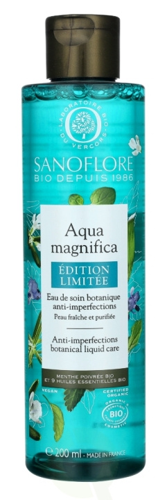 Sanoflore Aqua Magnifica Liquid Care - Limited Edition 200 ml 10 Years/For All Skin Types i gruppen HELSE OG SKJØNNHET / Hudpleie / Ansikt / Ansiktsvann & Facemist hos TP E-commerce Nordic AB (D21251)