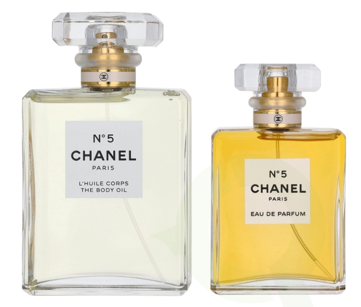Chanel No 5 Giftset 150 ml Edp Spray 50ml/Body Oil 100ml i gruppen HELSE OG SKJØNNHET / Gavesett / Gavesett for henne hos TP E-commerce Nordic AB (D21264)
