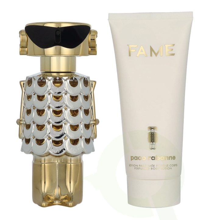 Paco Rabanne Fame Giftset 180 ml Edp Spray 80ml/Body Lotion 100ml i gruppen HELSE OG SKJØNNHET / Duft og parfyme / Parfyme / Parfyme for henne hos TP E-commerce Nordic AB (D21271)