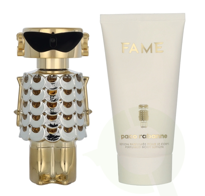Paco Rabanne Fame Giftset 125 ml Edp Spray 50 ml/Body Lotion 75 ml i gruppen HELSE OG SKJØNNHET / Duft og parfyme / Parfyme / Parfyme for henne hos TP E-commerce Nordic AB (D21280)