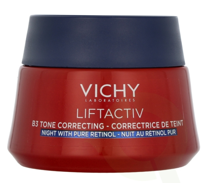 Vichy Liftactiv B3 Retinol Collageen Night Cream 50 ml i gruppen HELSE OG SKJØNNHET / Hudpleie / Ansikt / Nattkrem hos TP E-commerce Nordic AB (D21316)