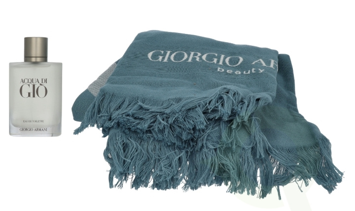 Armani Acqua Di Gio Giftset 100 ml Edt Spray 100ml/Towel i gruppen HELSE OG SKJØNNHET / Gavesett / Gavesett for ham hos TP E-commerce Nordic AB (D21343)