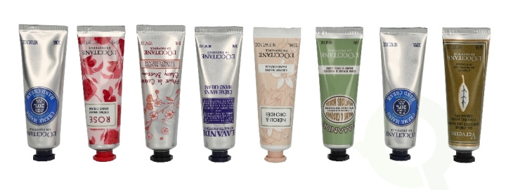 L\'Occitane Fantastic 8 Hand Set 240 ml Verbena 30ml/Shea 30ml/Rose 30ml/Cherry Blossom 30ml/Lavender 30ml/Neroli 30ml/Almond 30ml/Shea 30ml i gruppen HELSE OG SKJØNNHET / Hudpleie / Ansikt / Dagkrem hos TP E-commerce Nordic AB (D21382)