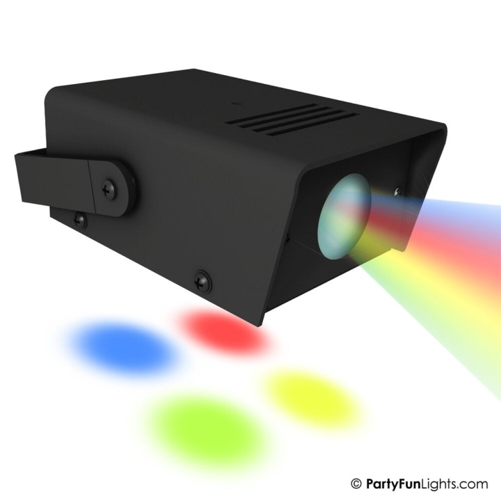 Party Fun Lights Diskolampe med miniprojektor - 12,5 cm i gruppen Elektronikk / Lyd & Bilde / Hjemmekino, HiFi og bærbar / Projektorer og tilbehør hos TP E-commerce Nordic AB (D21429)