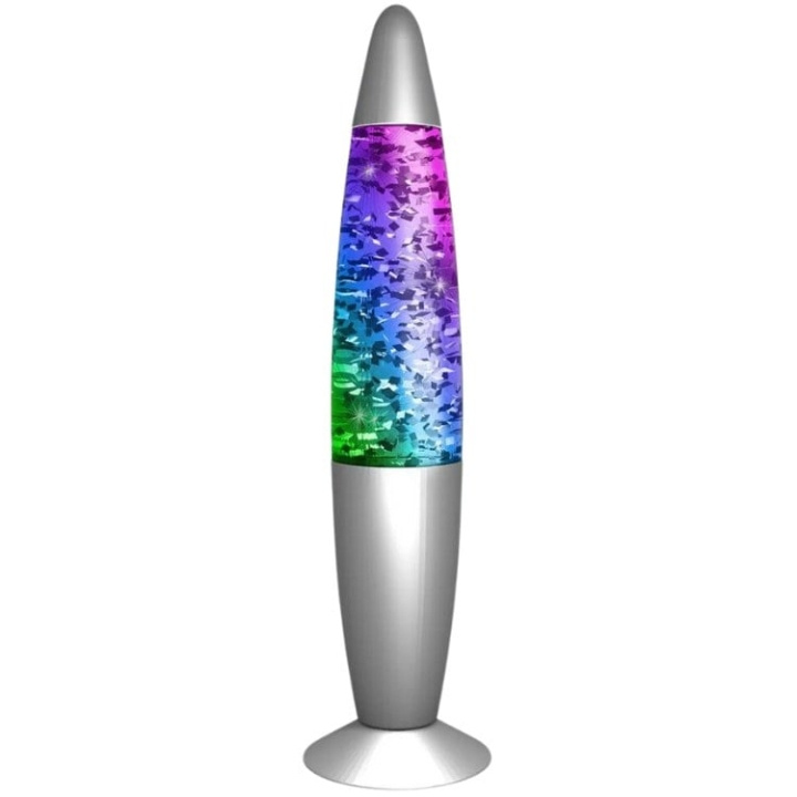 Party Fun Lights Glitterlampe - Flerfarget - 34 cm (605401) i gruppen HJEM, HUS OG HAGE / Smarthus / Smart belysning hos TP E-commerce Nordic AB (D21430)