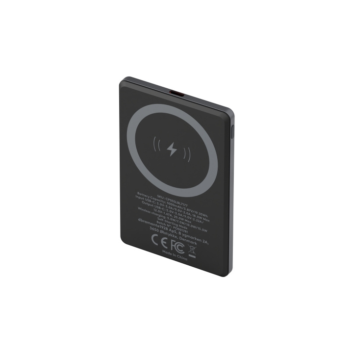 dbramante1928 Re-charge - Power Bank 5K Magsafe - Grå i gruppen SMARTTELEFON & NETTBRETT / Ladere og Kabler / Powerbanks hos TP E-commerce Nordic AB (D21477)