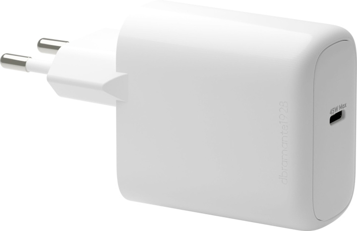 dbramante1928 Re-charge - EU-vegglader - USB-C 45W - hvit i gruppen SMARTTELEFON & NETTBRETT / Ladere og Kabler / Vegglader / Vegglader Type C hos TP E-commerce Nordic AB (D21492)