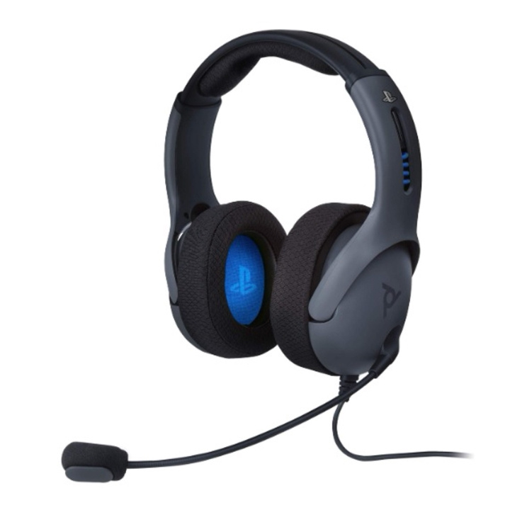 PDP Gaming Playstation 4 kablet hodesett LVL50 grå i gruppen Datautstyr / GAMING / Headset hos TP E-commerce Nordic AB (D21521)