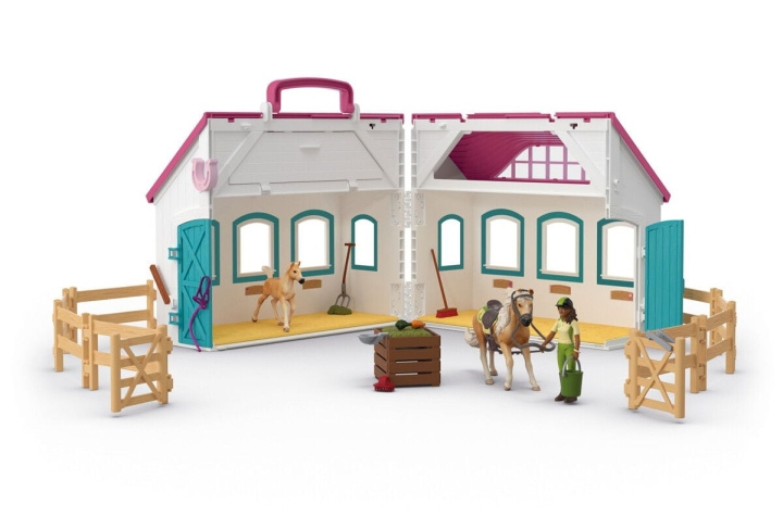 Schleich Åpen stall liten hestesko - (42703) i gruppen LEKER, BARN OG BABY / Leker / Lekesett hos TP E-commerce Nordic AB (D21525)