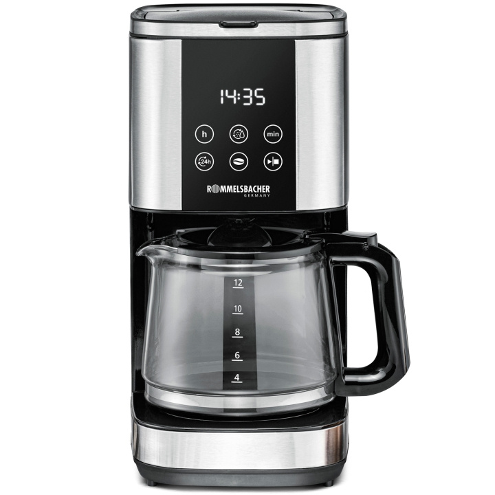 Rommelsbacher Kaffebryggare med timer Rostfritt FKM 1000 1,5l 1000W i gruppen HJEM, HUS OG HAGE / Husholdningsapparater / Kaffe og espresso / Kaffetraktere hos TP E-commerce Nordic AB (D21593)