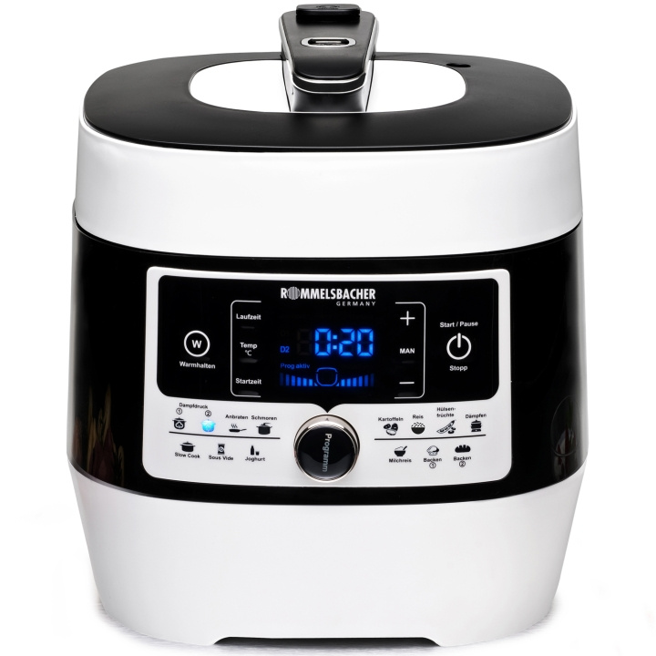 Rommelsbacher Multikokare/tryckkokare MD 1000 14 Program 1000W i gruppen HJEM, HUS OG HAGE / Husholdningsapparater / Matprosessorer og kjøkkenassistenter / Matprosessorer hos TP E-commerce Nordic AB (D21595)