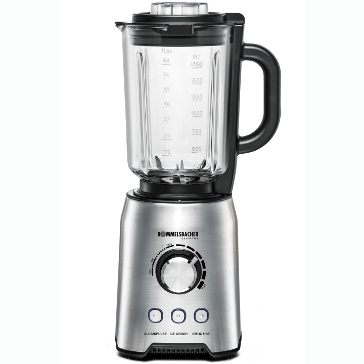 Rommelsbacher Blender MX 1250 Glaskanna 1,75l 1200W 22000RPM i gruppen HJEM, HUS OG HAGE / Husholdningsapparater / Matprosessorer og kjøkkenassistenter / Miksere og blendere hos TP E-commerce Nordic AB (D21597)