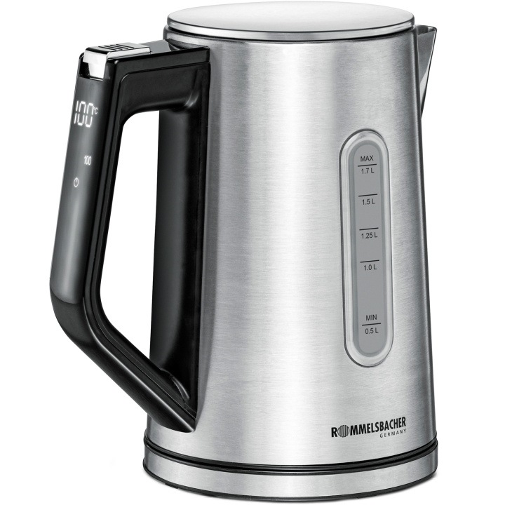 Rommelsbacher Vattenkokare Rostfri WK 3000 Sunny 3000W Temp Inställningar i gruppen HJEM, HUS OG HAGE / Husholdningsapparater / Vann og juice / Vannkokere hos TP E-commerce Nordic AB (D21604)