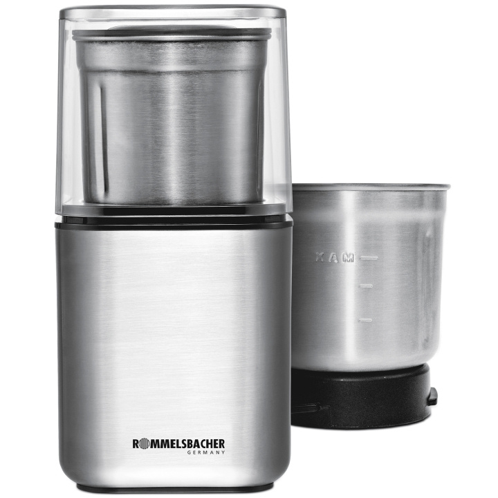 Rommelsbacher Krydd&Kaffekvarn EGK 200 inkl 2st behållare i gruppen HJEM, HUS OG HAGE / Husholdningsapparater / Kaffe og espresso / Kaffekverner hos TP E-commerce Nordic AB (D21614)