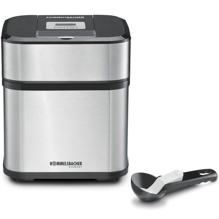 Rommelsbacher Glassmaskin IM 12 Kurt 0,5l Rostfri Sorbet,Glass Frusen Yogurt Slush i gruppen HJEM, HUS OG HAGE / Husholdningsapparater / Ismaskiner hos TP E-commerce Nordic AB (D21618)
