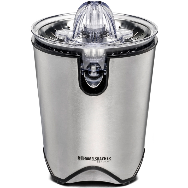 Rommelsbacher Citruspress ZP 60/E Rostfritt stål Powerful Low Noise i gruppen HJEM, HUS OG HAGE / Husholdningsapparater / Vann og juice / Juicepresser hos TP E-commerce Nordic AB (D21623)