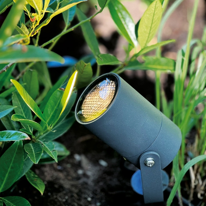 LightsOn Luna Trädgårdsspot 350 lm 5W 35° Grå i gruppen HJEM, HUS OG HAGE / El og belysning / Utendørsbelysning hos TP E-commerce Nordic AB (D21640)