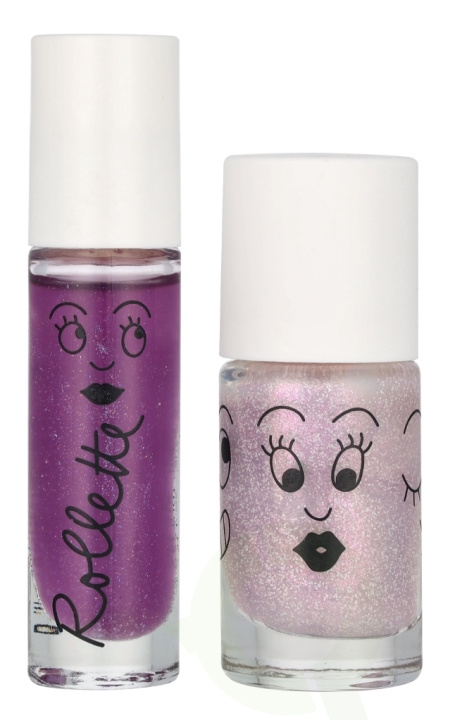 Nailmatic Kids Nail Polish/Lipgloss Set 14.5 ml Lip Gloss 6,5ml/Nail Polish 8ml i gruppen HELSE OG SKJØNNHET / Manikyr/pedikyr / Neglelakk hos TP E-commerce Nordic AB (D21689)