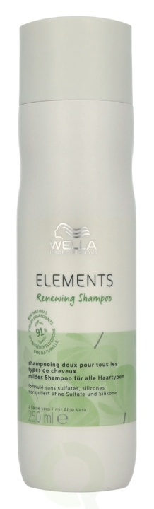 Wella Elements - Renewing Shampoo 250 ml With Aloe Vera i gruppen HELSE OG SKJØNNHET / Hår & styling / Hårpleie / Sjampo hos TP E-commerce Nordic AB (D21727)