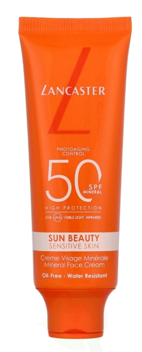 Lancaster Sun Beauty Face Cream SPF50 50 ml i gruppen HELSE OG SKJØNNHET / Hudpleie / Soling / Solkrem hos TP E-commerce Nordic AB (D21734)