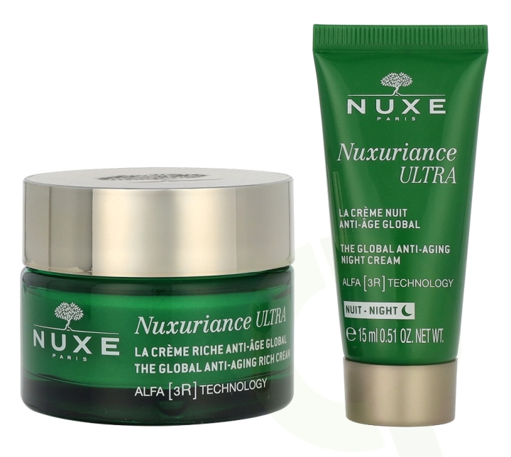 Nuxe Nuxuriance Ultra Set 65 ml Anti-Aging Rich Cream 50ml/Anti-Aging Night Cream 15ml i gruppen HELSE OG SKJØNNHET / Hudpleie / Ansikt / Dagkrem hos TP E-commerce Nordic AB (D21748)