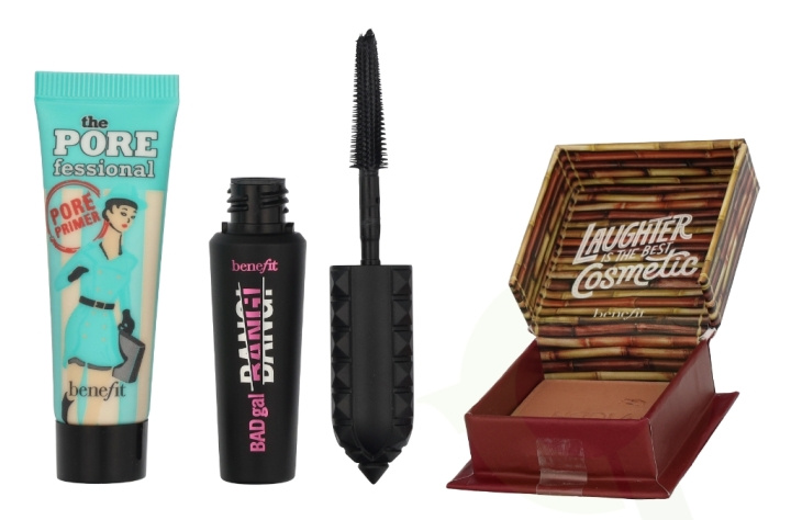 Benefit Icons Makeup Set 14 g The Porefessional Primer 7,5 ml / BADGal Bang! Mascara 4 g / Hoola Bronzer 2,5 g i gruppen HELSE OG SKJØNNHET / Makeup / Verktøy og sminkesett / Sminkesett hos TP E-commerce Nordic AB (D21759)
