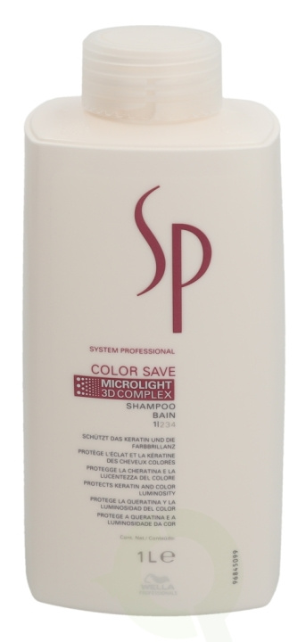 Wella SP - Color Save Shampoo 1000 ml Microlight 3D Complex i gruppen HELSE OG SKJØNNHET / Hår & styling / Hårpleie / Sjampo hos TP E-commerce Nordic AB (D21846)