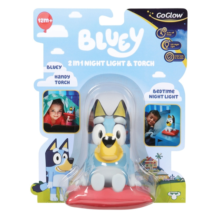 Bluey GoGlow Buddy nattlys og lommelykt - (10039) i gruppen LEKER, BARN OG BABY / Barnerom / Belysning / Nattlamper hos TP E-commerce Nordic AB (D21852)