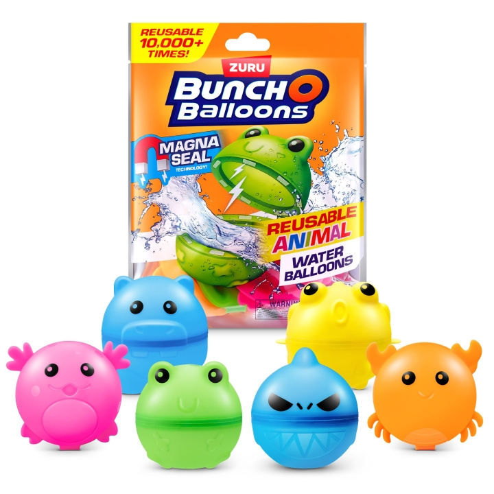 Bunch O \'Balloons Vannballonger med dyr 6 stk (56714UQ1) i gruppen LEKER, BARN OG BABY / Uteleker / Badeleker hos TP E-commerce Nordic AB (D21854)