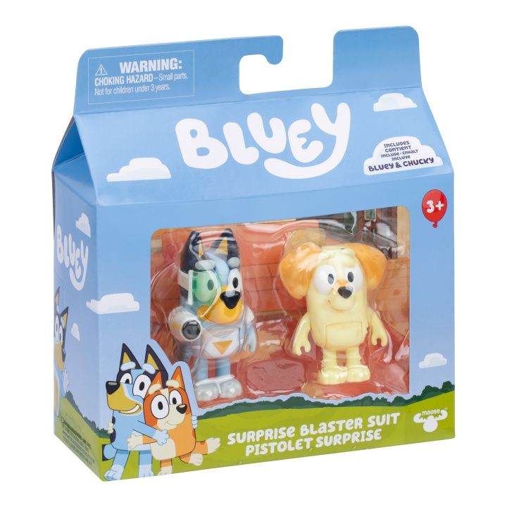 Bluey Bluey Figur 2PK - (90322) i gruppen LEKER, BARN OG BABY / Leker / Figurer, miniatyrer og tilbehør hos TP E-commerce Nordic AB (D21891)