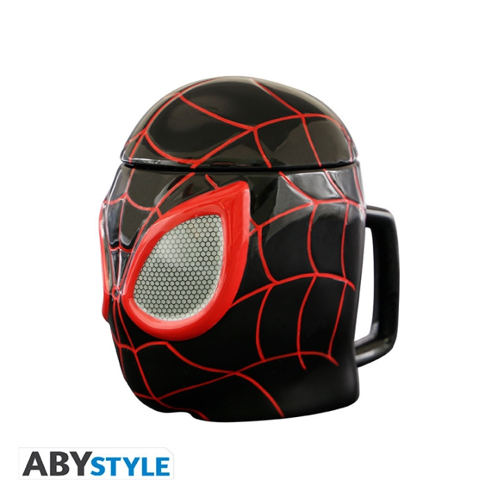 Abysse MARVEL - 3D-krus - Spider-Man Miles Morales i gruppen SPORT, FRITID & HOBBY / Morsomme produkter / Kopper hos TP E-commerce Nordic AB (D21910)