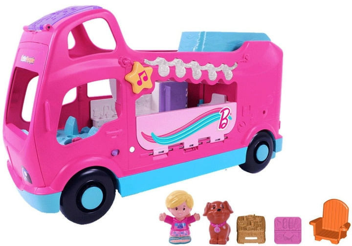 Barbie Little Dreamcamper fra Little People (HYR85) i gruppen LEKER, BARN OG BABY / Leker / Lekesett hos TP E-commerce Nordic AB (D21913)