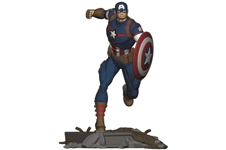 BULLYLAND Marvel Captain America 11 cm (525306) i gruppen LEKER, BARN OG BABY / Leker / Figurer, miniatyrer og tilbehør hos TP E-commerce Nordic AB (D21918)