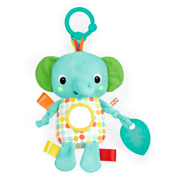 Bright Starts Lekekompis med lys - Elefant - (BS-12951) i gruppen LEKER, BARN OG BABY / Babyprodukter / Smokker & Tannringer hos TP E-commerce Nordic AB (D21922)