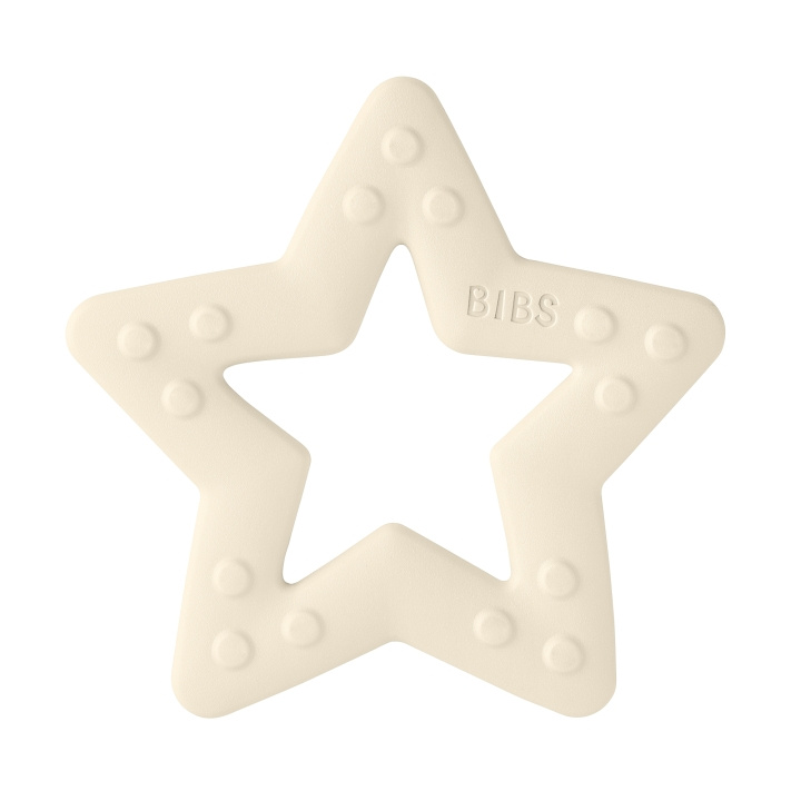 BIBS Baby Bitie Star Ivory - (3000216) i gruppen LEKER, BARN OG BABY / Babyprodukter / Smokker & Tannringer hos TP E-commerce Nordic AB (D21940)