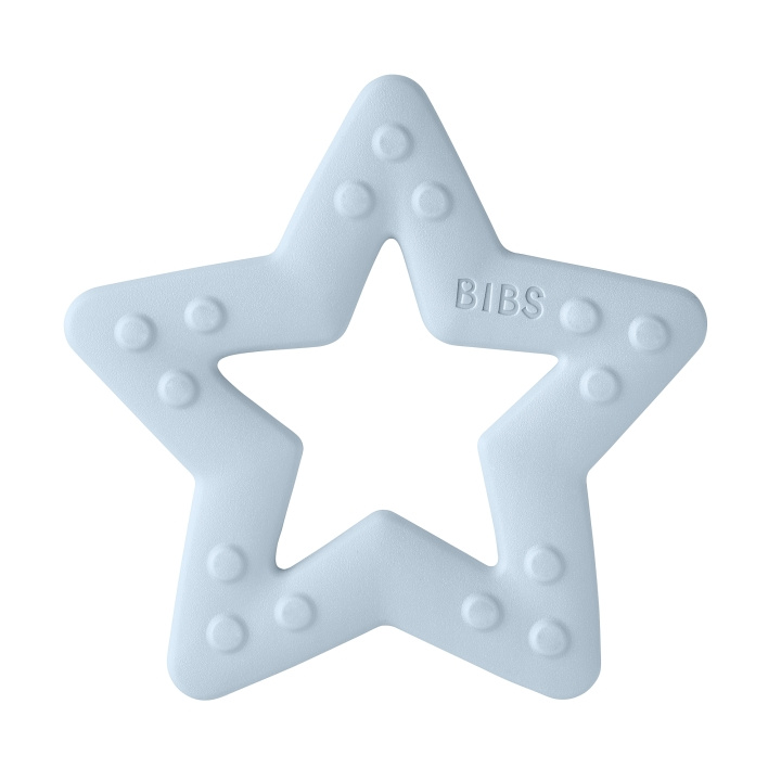 BIBS Baby Bitie Star Baby Blue - (3000231) i gruppen LEKER, BARN OG BABY / Babyprodukter / Smokker & Tannringer hos TP E-commerce Nordic AB (D21941)