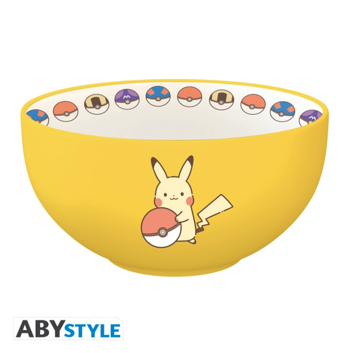 Abysse POKEMON-skål Pikachu Elektrisk type - 600 ml i gruppen SPORT, FRITID & HOBBY / Morsomme produkter / Samlerobjekter hos TP E-commerce Nordic AB (D21958)